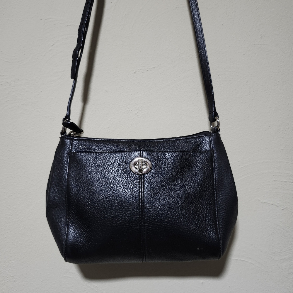 Coach Black Leather Shoulder Bag - Picture 2 of 7